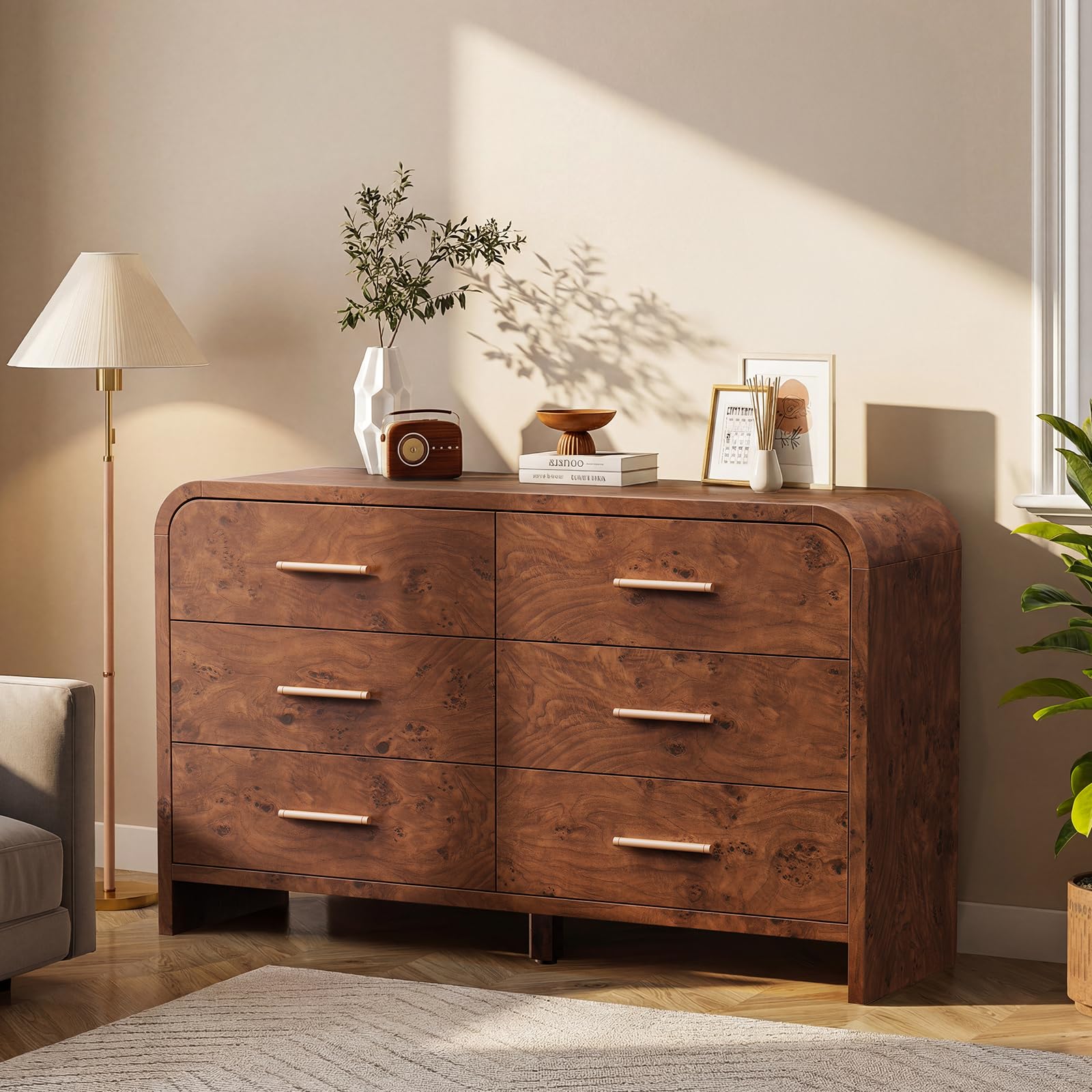 3-Piece Farmhouse Bedroom Set with Dresser & Nightstands