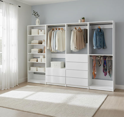 Freestanding Wood Closet System