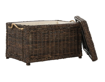 Wicker Storage Trunk