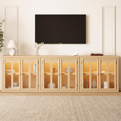 Modern Arched Sideboard Cabinet with Storage