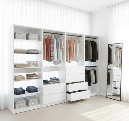 Freestanding Wood Closet System