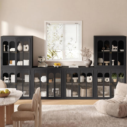 Modern Arched Sideboard Cabinet with Storage