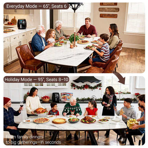 Extendable Sintered Stone Dining Table
