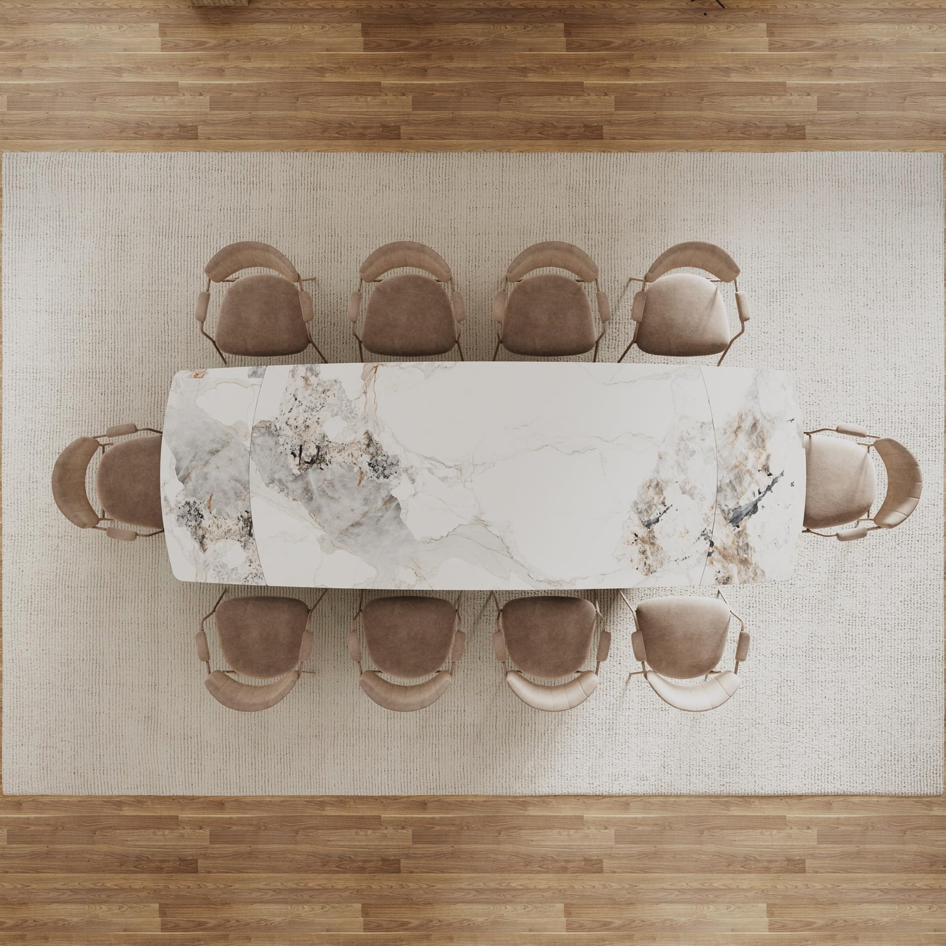 Extendable Sintered Stone Dining Table