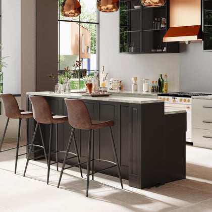 Kitchen Island with Storage & Power Outlet