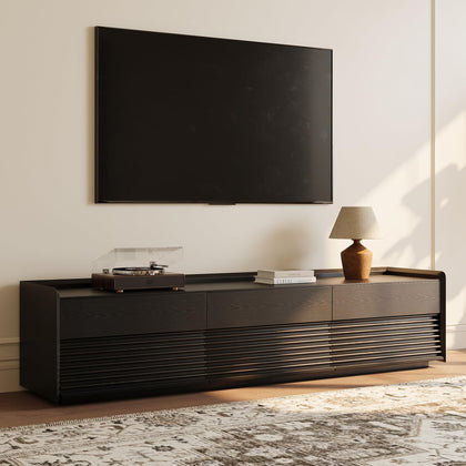 POVISON Fully-Assembled Mid Century Modern TV Stand