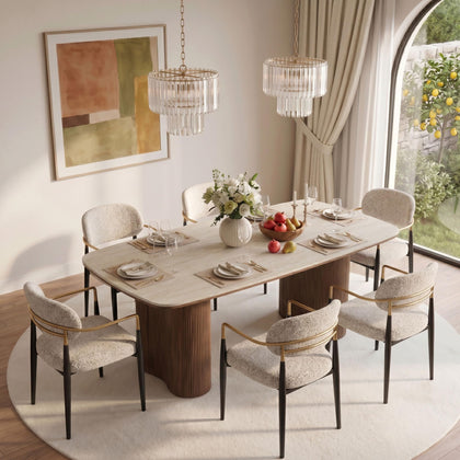 Extendable Sintered Stone Dining Table