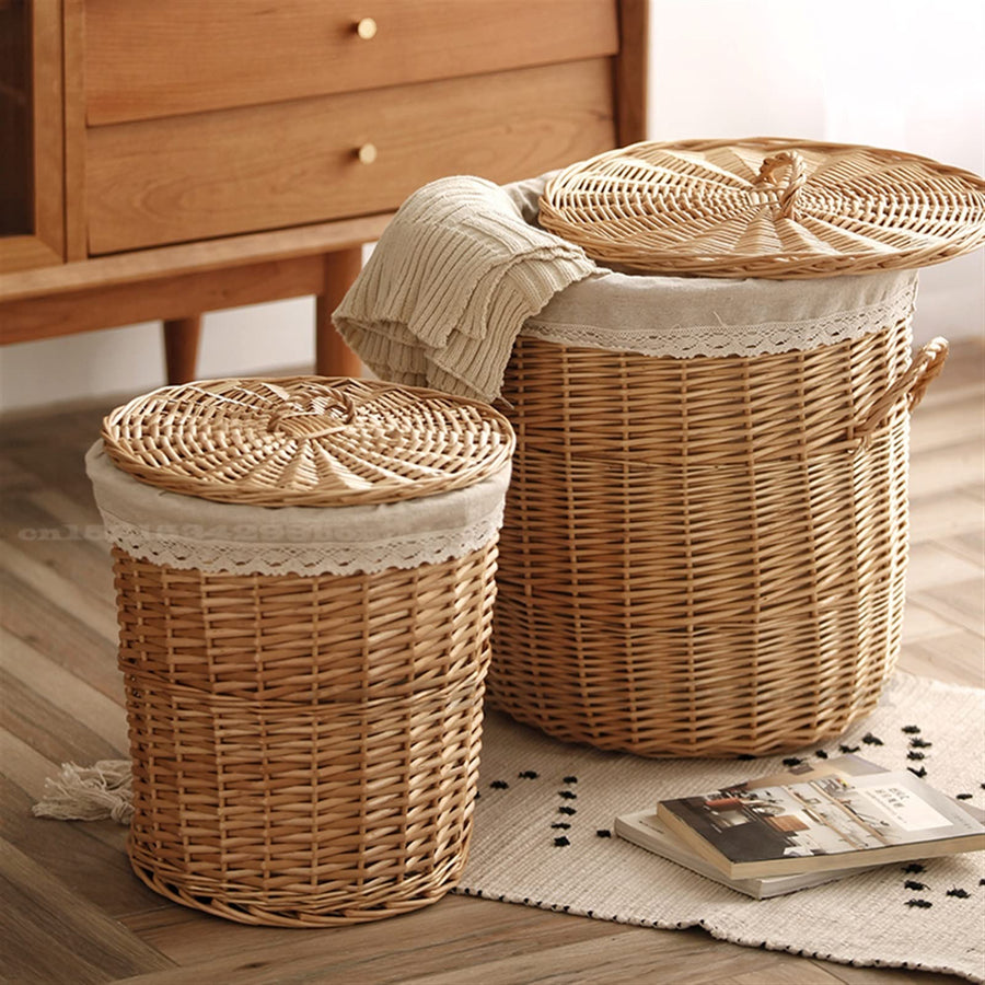 Wicker Laundry Basket
