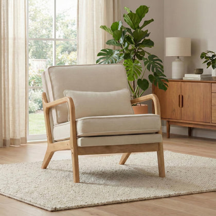Mid-Century Upholstered Accent Chair