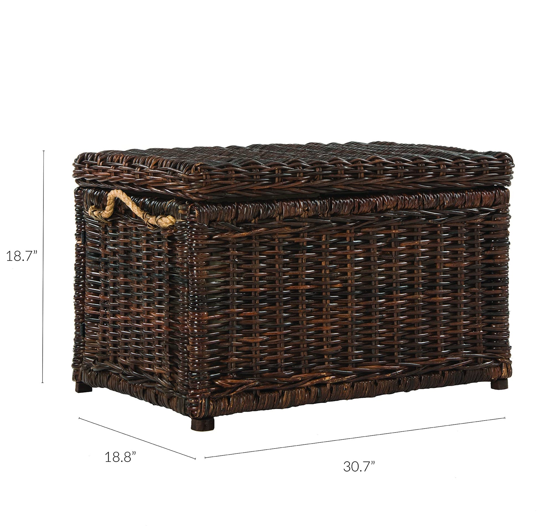Wicker Storage Trunk