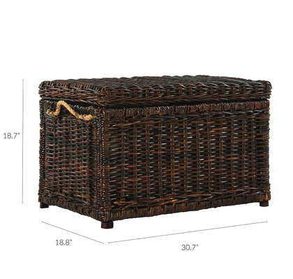 Wicker Storage Trunk