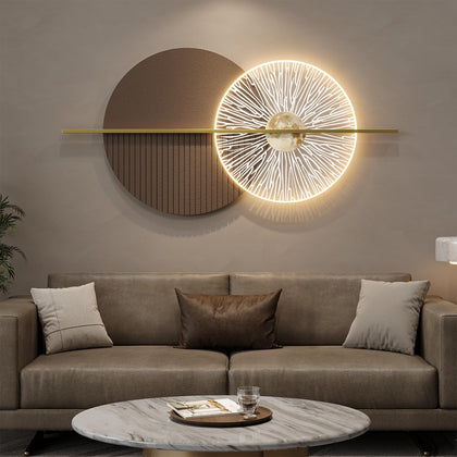 Troartos Large Horizontal Led Wall Art Decor