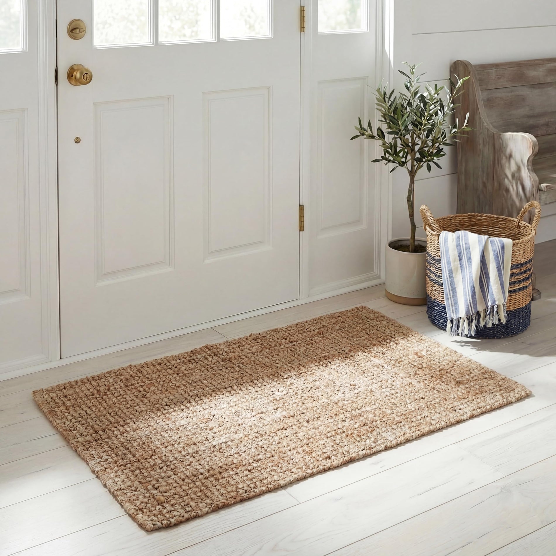 Handmade Jute Area Rug