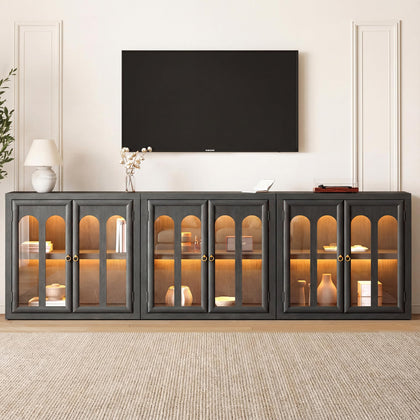 Modern Arched Sideboard Cabinet with Storage