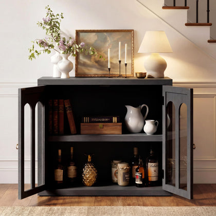 Modern Arched Sideboard Cabinet with Storage