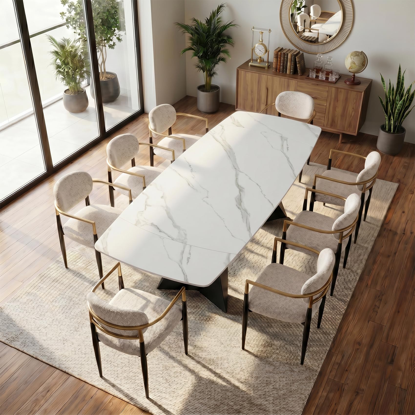 Extendable Sintered Stone Dining Table