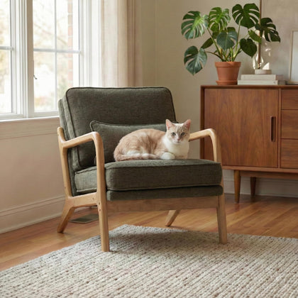 Mid-Century Upholstered Accent Chair