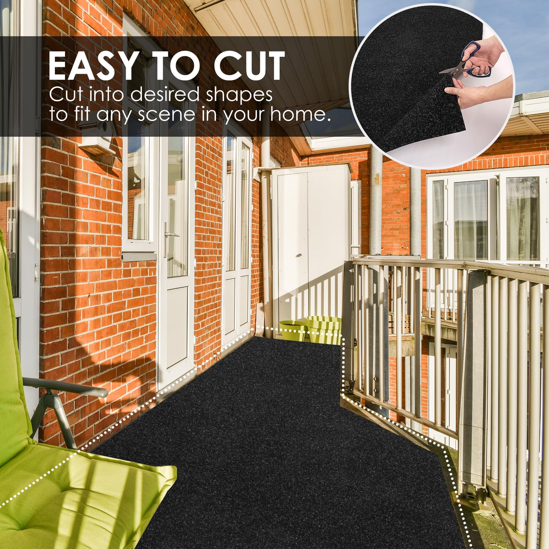 Non-Slip Indoor Outdoor Runner Rug