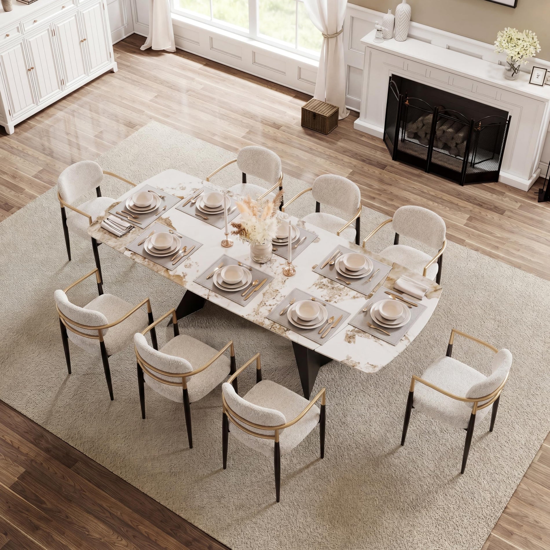 Extendable Sintered Stone Dining Table
