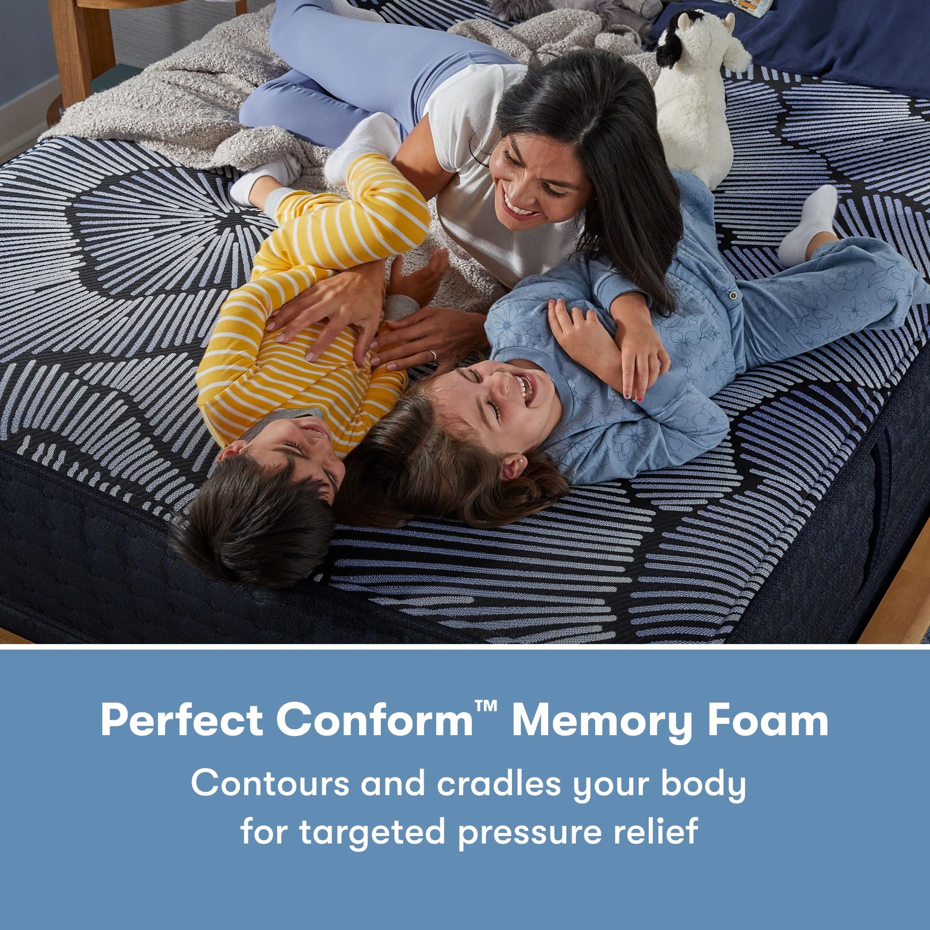 Hybrid Mattress with Cooling Technology & Zoned Support