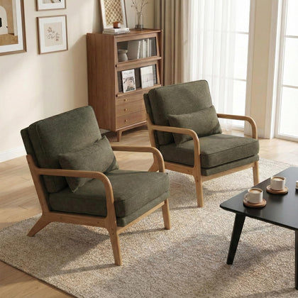 Mid-Century Upholstered Accent Chair