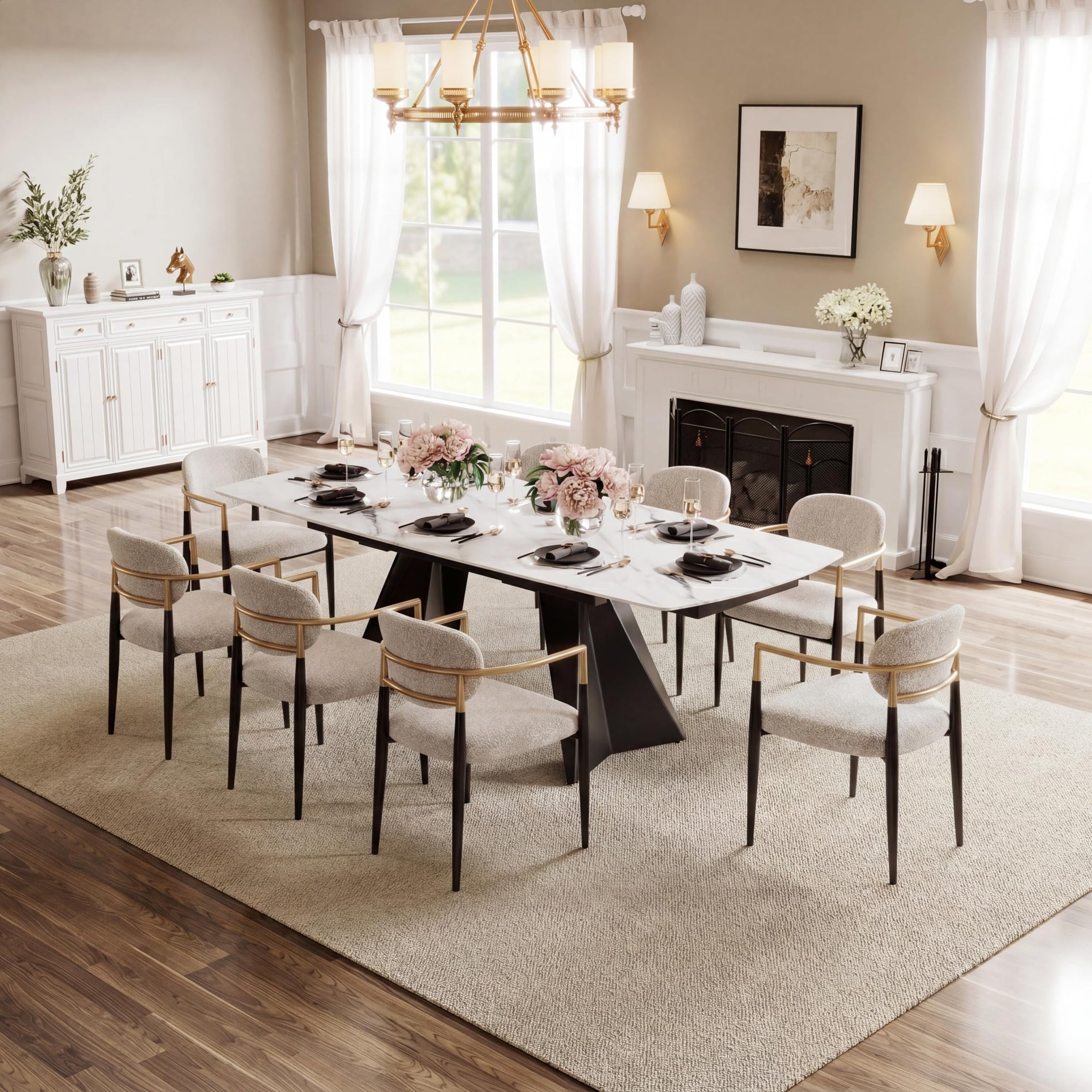 Extendable Sintered Stone Dining Table