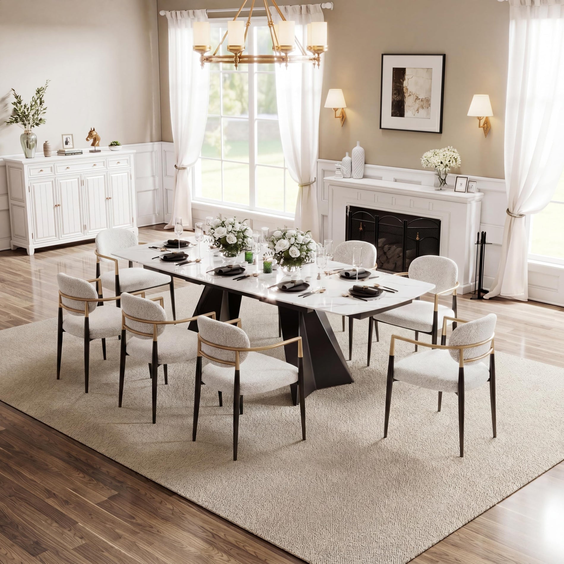 Extendable Sintered Stone Dining Table