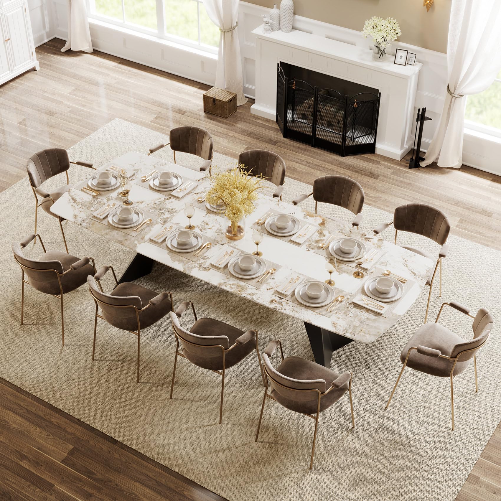 Extendable Sintered Stone Dining Table