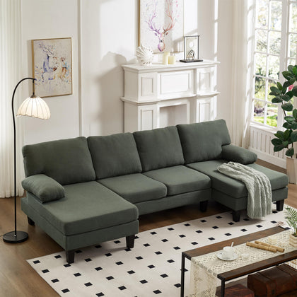 N NOORDENIYA U Shaped Sectional Couches for Living Room