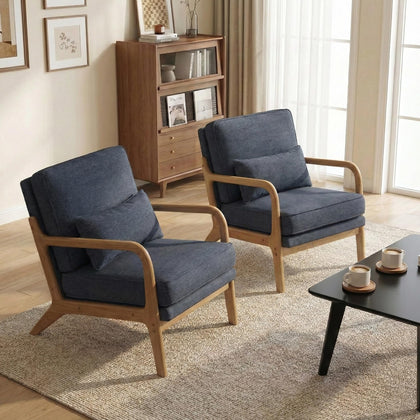 Mid-Century Upholstered Accent Chair