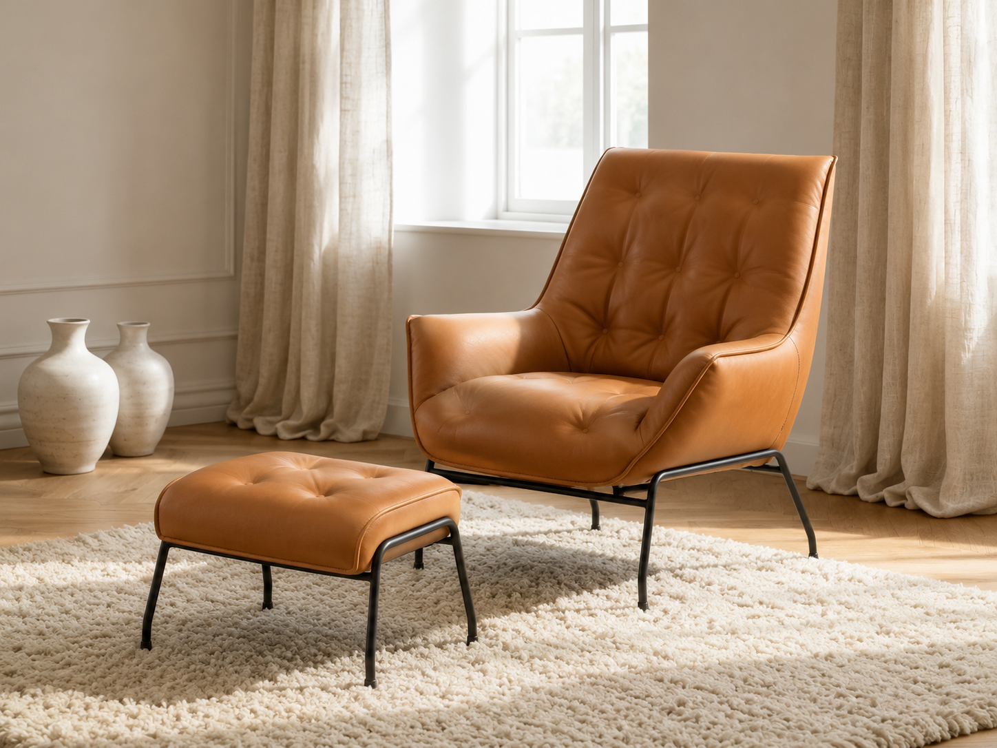 SCULPTED COMFORT FOR QUIET CORNERS