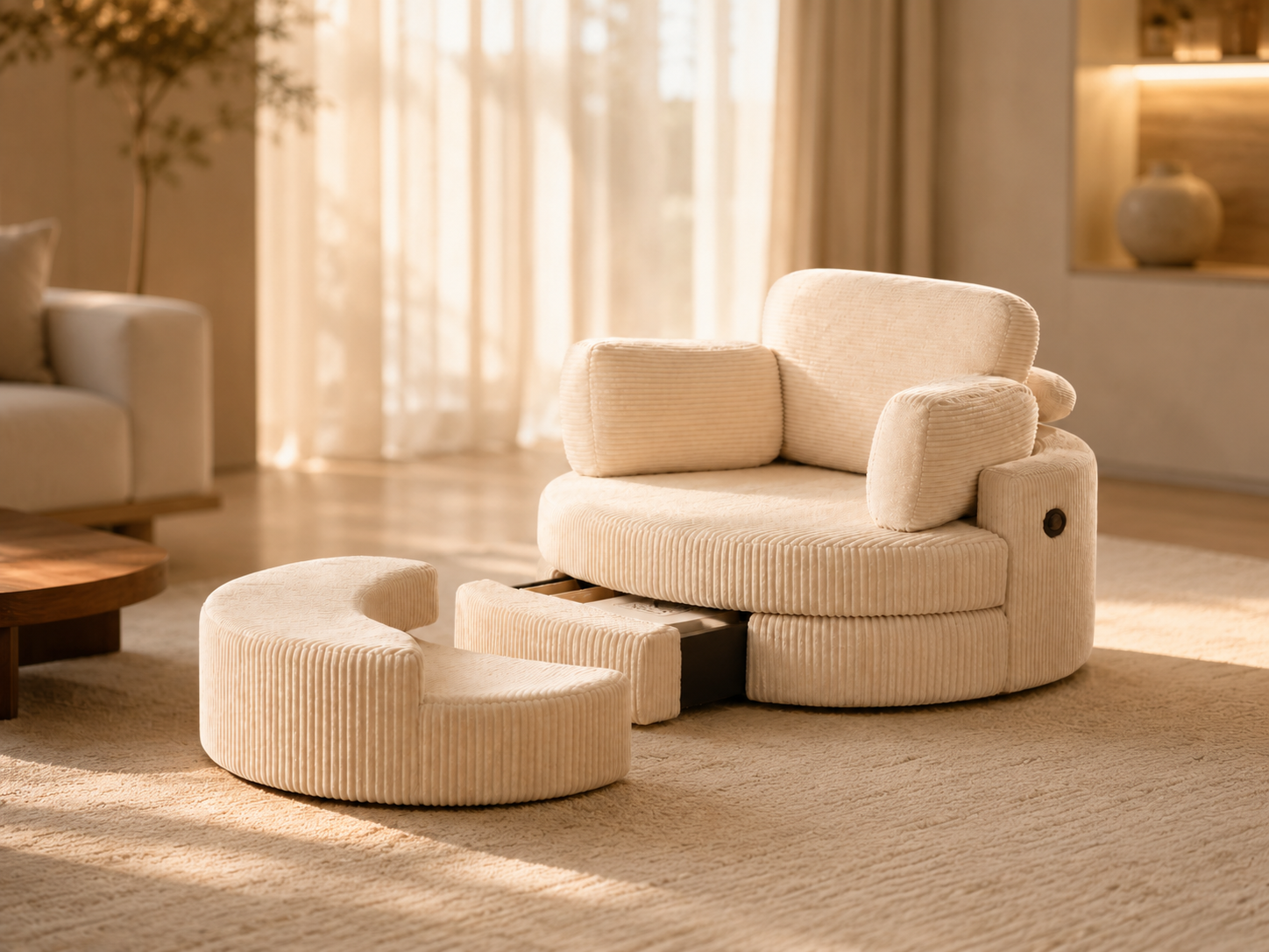 Soft Seating With Sculptural Ease